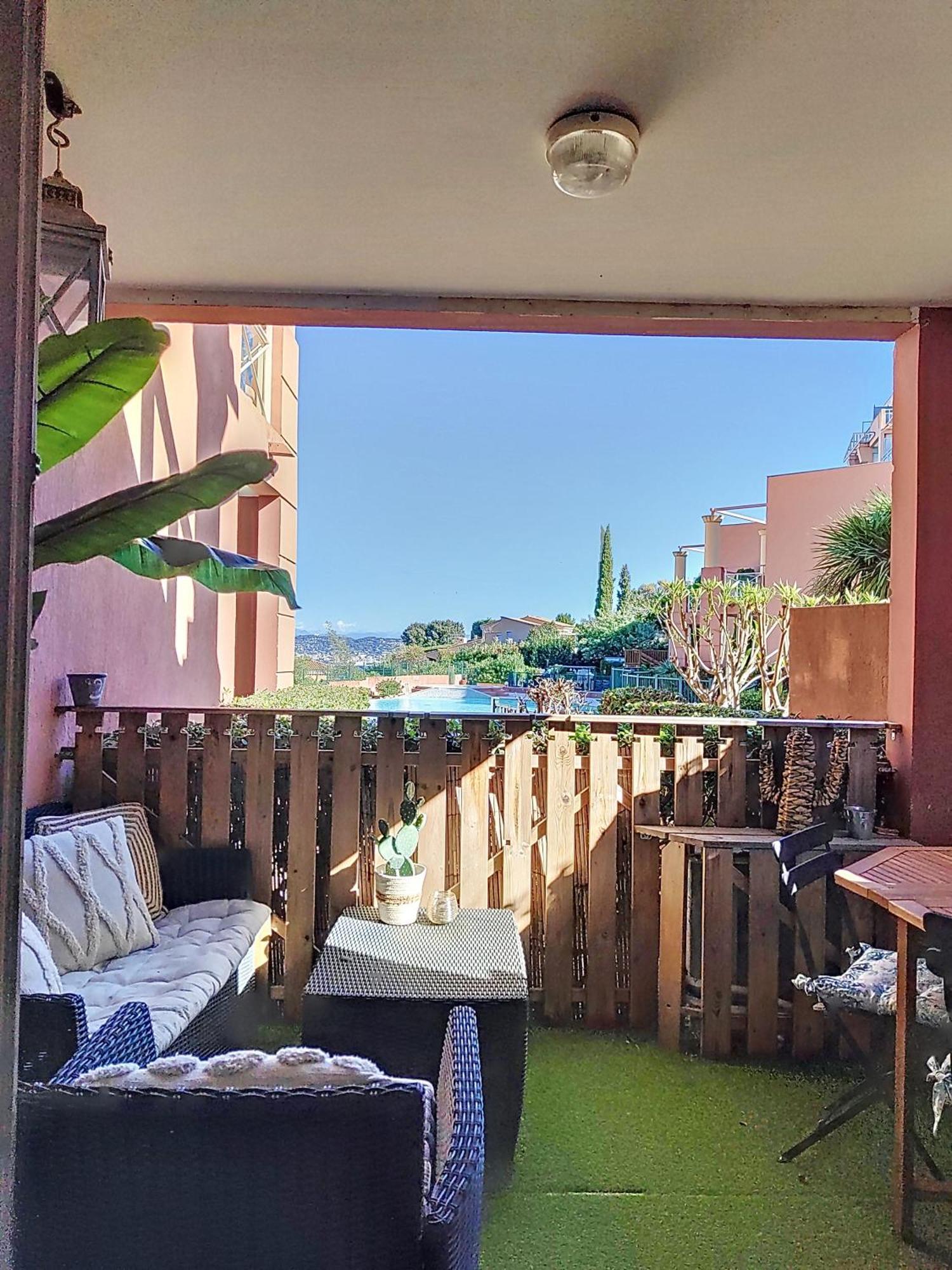 Vue Mer, Piscine, Free Parking Apartman Théoule-sur-Mer Kültér fotó